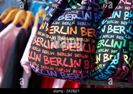 Souvenirs, Alexanderplatz, Berlin, Deutschland. Stockfoto