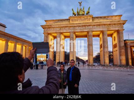 Brandenburger Tor, Berlin, Deutschland. Stockfoto
