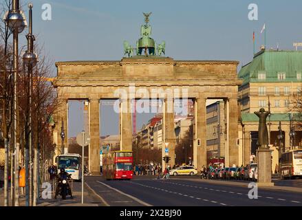 Brandenburger Tor, Berlin, Deutschland. Stockfoto