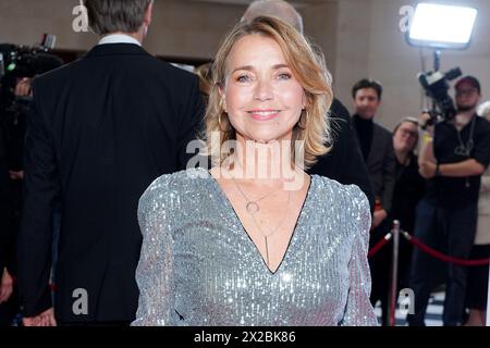 Tina Ruland beim Felix Burda Award am 21.04.2024 in Berlin Stockfoto