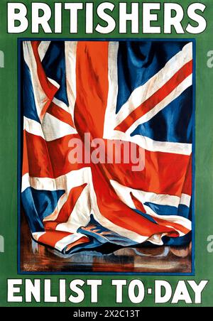 Guy Lipscombe - Britishers melden sich heute an - 1917 Stockfoto
