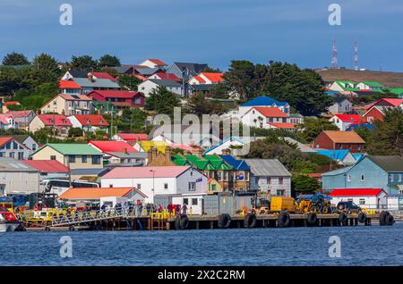 Port Stanley, Falklandinseln, Vereinigtes Königreich Stockfoto