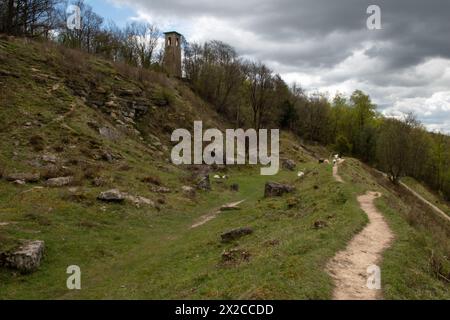 Browne's Folly, Bathford Hill, Monkton Farleigh, Wiltshire, England Stockfoto