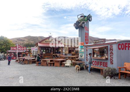 Burkes Pass Historic Village, Burkes Pass, State Highway 8, Canterbury, Neuseeland Stockfoto