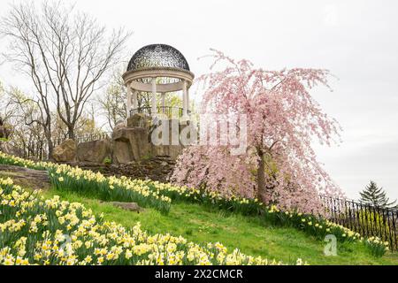 Temple of Love im Untermyer Public Park in Yonkers, New York, nördlich von Manhattan. Stockfoto