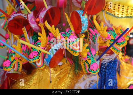 Foto von dragon Spielzeug für Kinder in der chinesischen neue Jahr Stockfoto