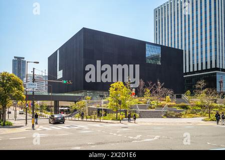 1. April 2024: Das Osaka National Museum of Art ist ein unterirdisches japanisches Kunstmuseum auf der Insel Nakanoshima in Osaka, Japan Stockfoto