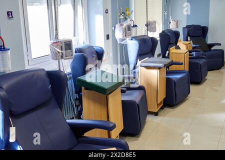 Hämatologie, Krankenhaus Donostia, San Sebastian, Gipuzkoa, Baskenland, Spanien Stockfoto