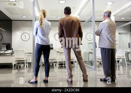 Empfang von Patienten, Onkologikoa Krankenhaus, Onkologisches Institut, Fallzentrum für Prävention, Diagnose und Behandlung von Krebs, Donostia, San Sebastia Stockfoto