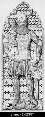 Günther XXI., 1304 - 14.6,1349, Graf von Schwarzburg-Blankenburg, deutscher Antiking 1349, EXTRA-RIGHTS-CLEARANCE-INFO-NOT-AVAILABLE Stockfoto