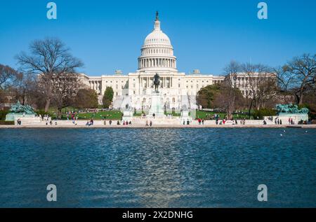 Das Ulysses S. Grant Memorial Monument zu Ehren des amerikanischen Bürgerkriegs-Generals und des 18. Präsidenten der Vereinigten Staaten Stockfoto