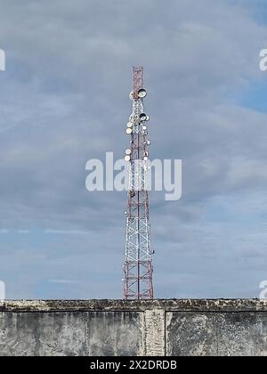 BTS-Mobilfunknetz für Telekommunikation Stockfoto