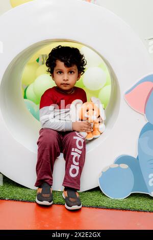 Der Moment der Freiheit, des Glücks. Stockfoto