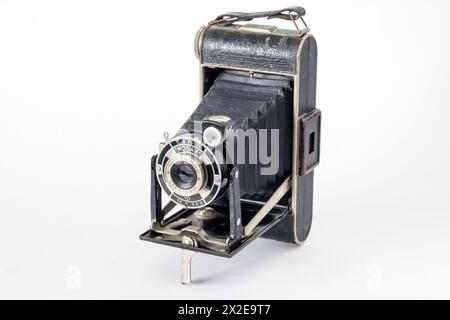 Ein früheres Modell der Kodak Junior 620 Mittelformat-Rollfilmkamera. Hergestellt 1933 - 1939. Stockfoto