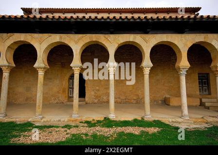 Kirche San Miguel de la Escalada, Leon, Spanien Stockfoto