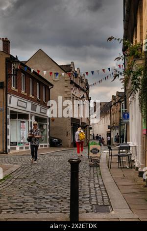 Hexham, eine Marktstadt in Northumberland, England Stockfoto