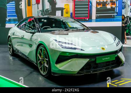 Lotus Emeya Metallic-Farbe. Thailand, Bangkok 07. april 2024. Stockfoto