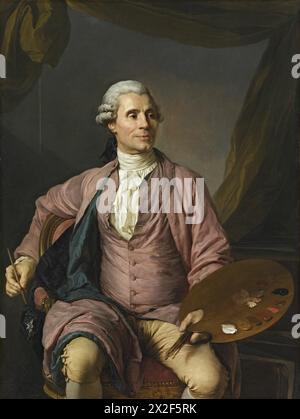 Porträt von Joseph Marie Vien Joseph-Siffred Duplessis - Stockfoto