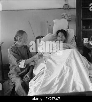 Cecil Beaton fotografierte während seiner Reise durch Indien, Burma und China 1943-1944 Schwarzweiß-Fotografien und dokumentierte Architektur, Landschaften, und das tägliche Leben. Stockfoto