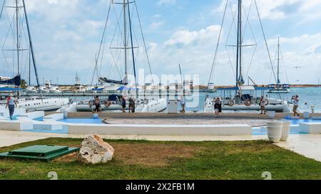 Marina Gaviota Plaza Las Morlas, Varadero, Kuba Stockfoto