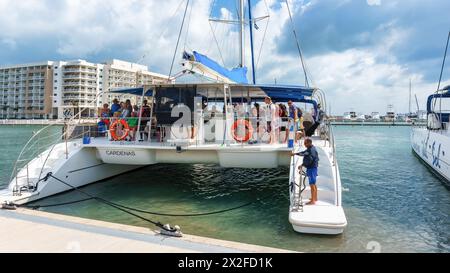 Marina Gaviota Plaza Las Morlas, Varadero, Kuba Stockfoto