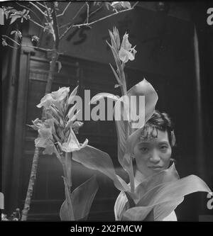 Schwarzweiß-Foto von Cecil Beaton von seiner Reise durch Indien, Birma und China 1943-1944, die Landschaften, Menschen, und kulturelle Umgebungen. Stockfoto