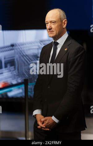 Hannover, Deutschland. April 2024. Roland Busch, CEO Siemens auf der Hannover Messe Hannover, 22. April 2024. Quelle: dpa/Alamy Live News Stockfoto