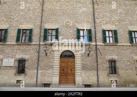 Regierungsgebäude in San Marino Stockfoto