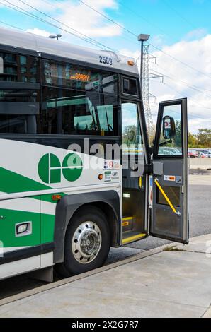 Go Bus oder Omnibus, Toronto, Kanada Stockfoto