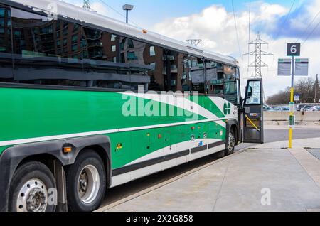 Go Bus oder Omnibus, Toronto, Kanada Stockfoto