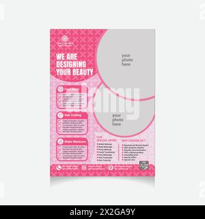 Beauty Flyer-Design Stock Vektor