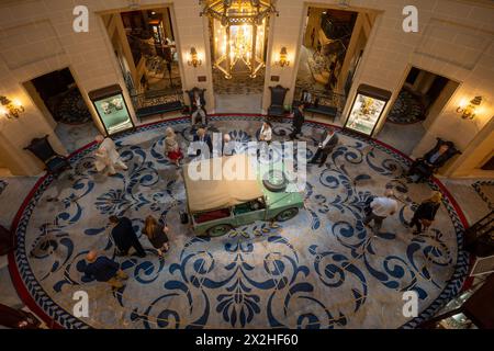 Das Atrium des RAC-Clubs. Fotodatum: Dienstag, 26. September 2023. Foto: Richard Gray/Alamy Stockfoto