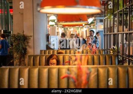 Eine Veranstaltung im Brew Dog Pub in Waterloo. Fotodatum: Dienstag, 6. Februar 2024. Foto: Richard Gray/Alamy Stockfoto