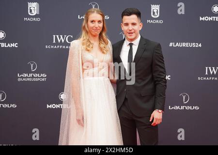 Spanien. April 2024. Bei der photoCall for Laureus Awards 2024 in Madrid am Montag, 22. April 2024. Quelle: CORDON PRESS/Alamy Live News Stockfoto