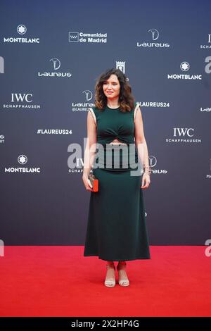 Madrid, Spanien. April 2024. Bei der photoCall for Laureus Awards 2024 in Madrid am Montag, 22. April 2024. Quelle: CORDON PRESS/Alamy Live News Stockfoto