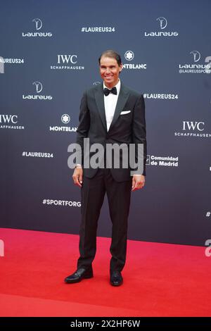 Madrid, Spanien. April 2024. Bei der photoCall for Laureus Awards 2024 in Madrid am Montag, 22. April 2024. Quelle: CORDON PRESS/Alamy Live News Stockfoto