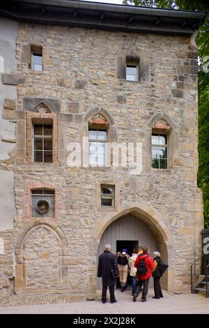 Die Alte Synagoge in Erfurt ist eine ehemalige Synagoge und mit über 900 Jahren die älteste erhaltene Synagoge Europas. Sie befindet sich in der Erfurter Altstadt Stockfoto