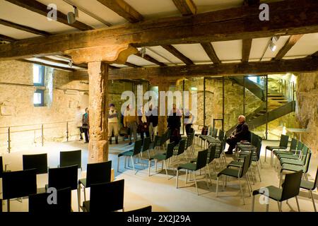 Die Alte Synagoge in Erfurt ist eine ehemalige Synagoge und mit über 900 Jahren die älteste erhaltene Synagoge Europas. Sie befindet sich in der Erfurter Altstadt Stockfoto