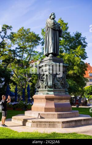 Lutherdenkmal Eisenach, Eisenach, Thüringen, Deutschland Stockfoto