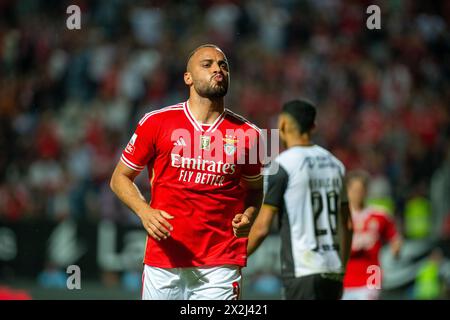 Faro, Portugal. April 2024. 22/04/2024 FARO. Ich Liga: Farense gegen Benfica. Arthur Cabral Credit: Atlantico Press/Alamy Live News Stockfoto