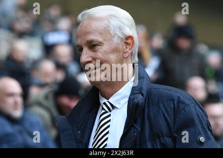 Fußball 1. Bundesliga Mitgliederversammlung Borussia Mönchengladbach am 22.04.2024 im Borussia-Park in Mönchengladbach Rainer Bonhof ( Praesident Mönchengladbach ) Foto: Revierfoto Stockfoto