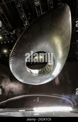 Indio, USA. April 2024. J Balvin während des Coachella Music Festivals im Empire Polo Club am 21. April 2023 in Indio, Kalifornien (Foto: Daniel DeSlover/SIPA USA) Credit: SIPA USA/Alamy Live News Stockfoto