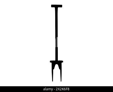 Vektorgrafik der scharfen Zahn-Silhouette Stock Vektor