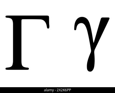Griechisches Alphabet Silhouette Vektorkunst Stock Vektor