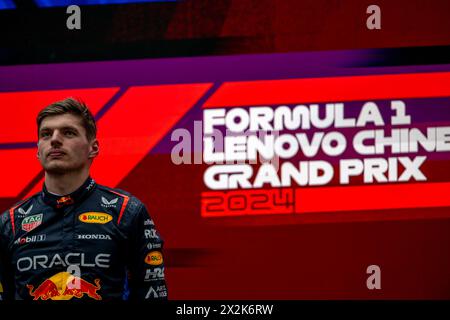 Shanghai, China, 21. April, Max Verstappen aus den Niederlanden tritt für Red Bull Racing an. Wettkampftag, Runde 05 der Formel-1-Meisterschaft 2024. Quelle: Michael Potts/Alamy Live News Stockfoto