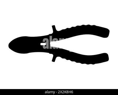 Kabelschneider Silhouette Vektorgrafik Stock Vektor