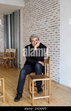 Porträt von Mario Martone (Regisseur) 15/05/2019 ©Isabella DE MADDALENA/opale.Photo Stockfoto