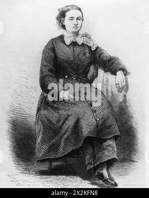 Walker, Mary Edwards, Dr., 26.11.1832 - 21.2,1919, amerikanische Ärztin und Frauenrechtlerin, ADDITIONAL-RIGHTS-CLEARANCE-INFO-NOT-AVAILABLE Stockfoto