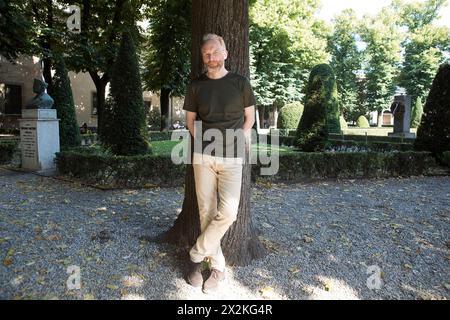 Porträt von Jon Kalman Stefansson 08/09/2021 ©Isabella DE MADDALENA/opale.Photo Stockfoto