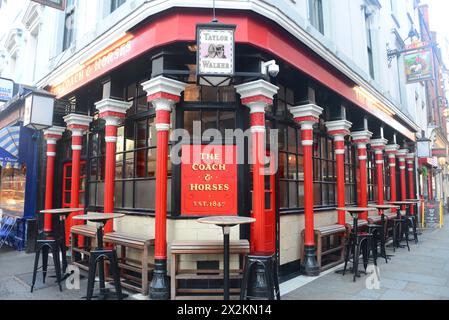 The Coach and Horses Pub, Soho, London Stockfoto